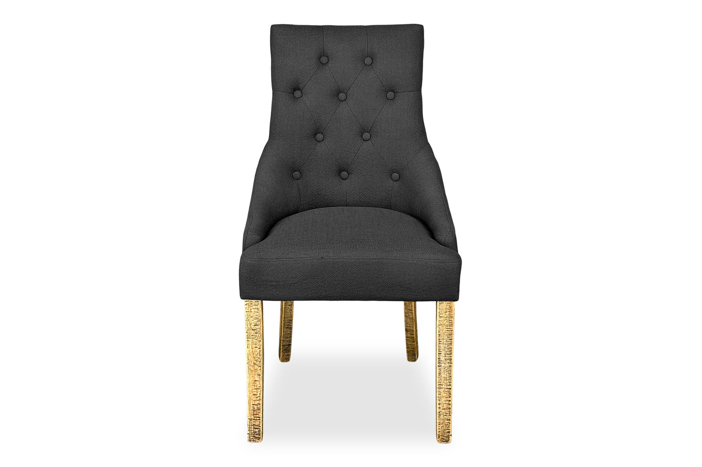 Scoop Back Chair - Dark Grey (Forge Legs)