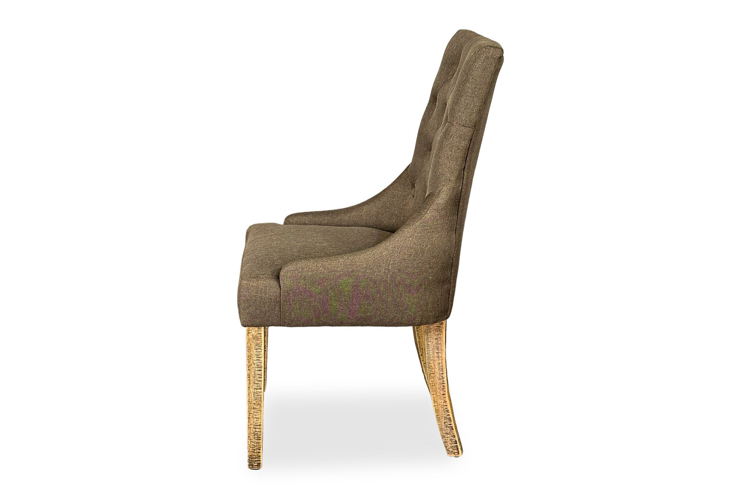 Scoop Back Chair - Light Brown (Forge Legs)