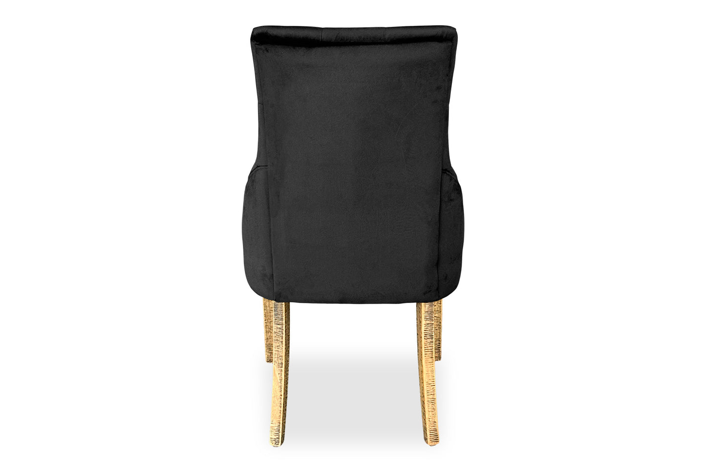 Forge Scoop Back Chair - Black Velvet