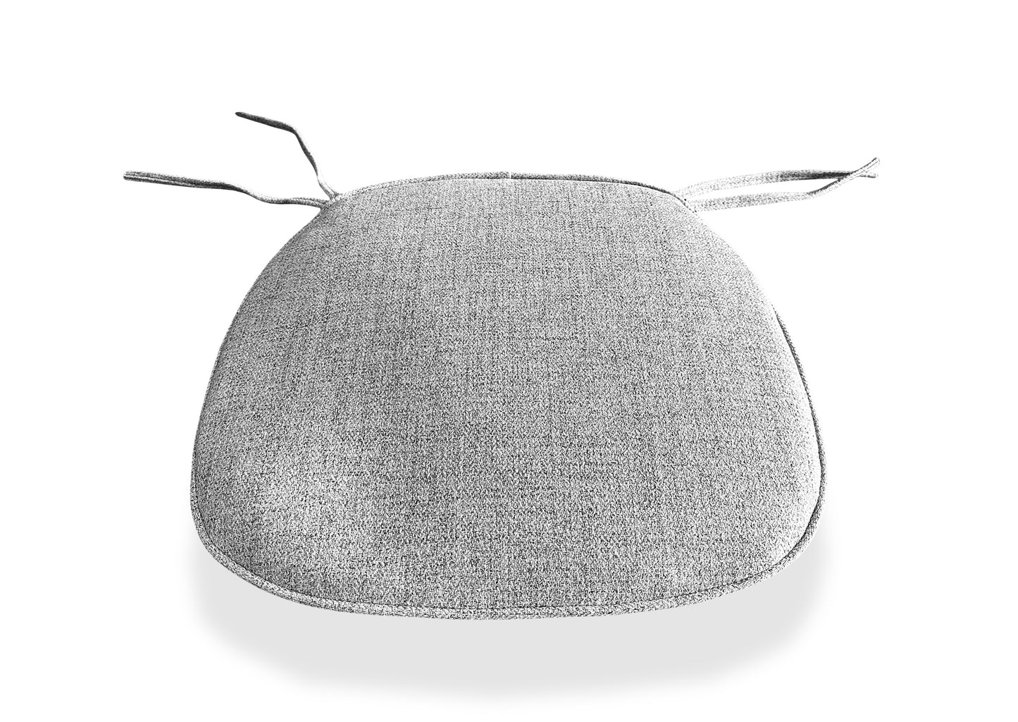 Cross Back Chair Cushion - Silver